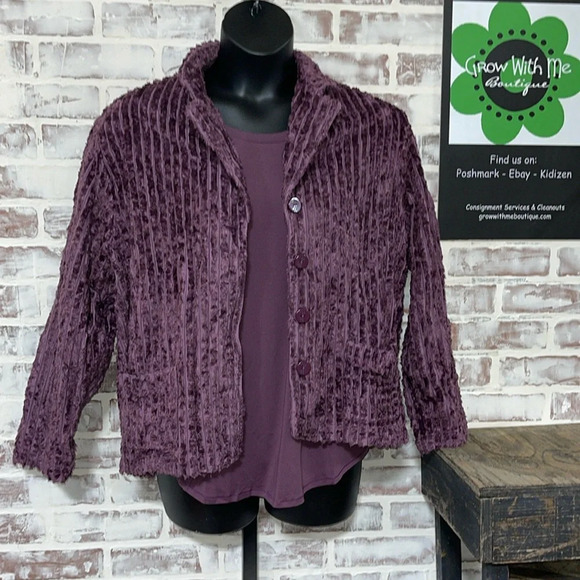 Hearts of palm jacket womens size 14 - Picture 1 of 7